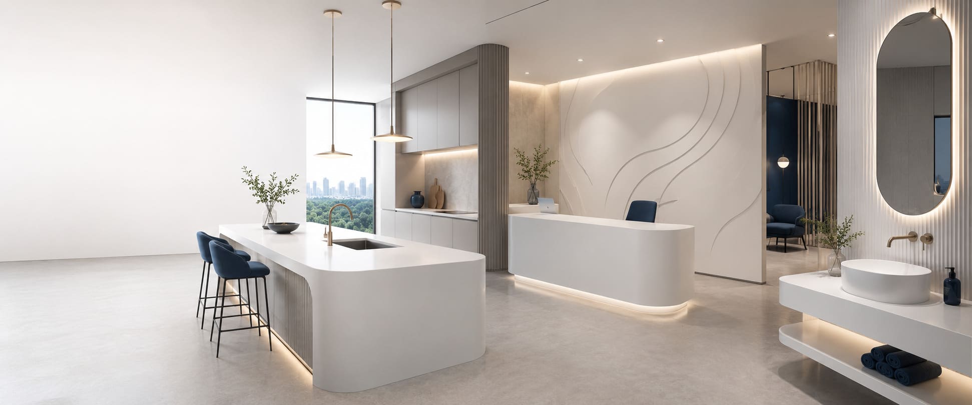 Distributor Solid Surface Terdekat di Bali: Supplier, Produsen & Kontraktor untuk Proyek Interior